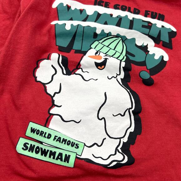 Zara Red Snowman Shirt - Picture 4 of 4